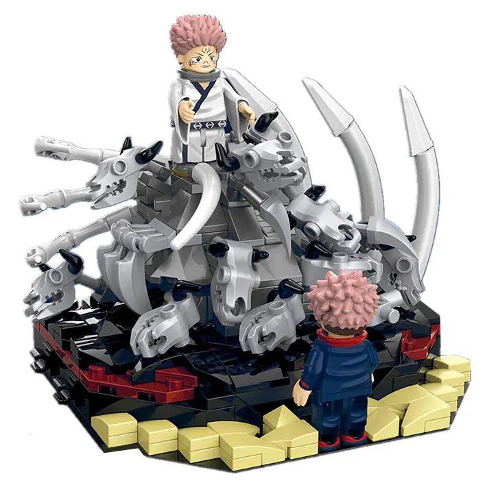 Yolopark 40009 Bricks Scene 01 Chú Thuật Hồi Chiến Sukuna Yuji Mô hình lắp ráp