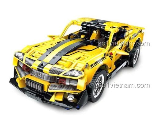 Đồ chơi lắp ráp Xe Biến Hình Bumblebee Yong Le Xing 11034, mô hình xe đua tốc độ cao cho bé trai 12 tuổi, giá tiết kiệm.