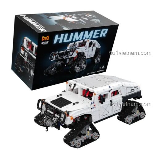 Hộp sản phẩm bộ lắp ghép Xe Hummer Bánh Xích Yongle Xing 11044
