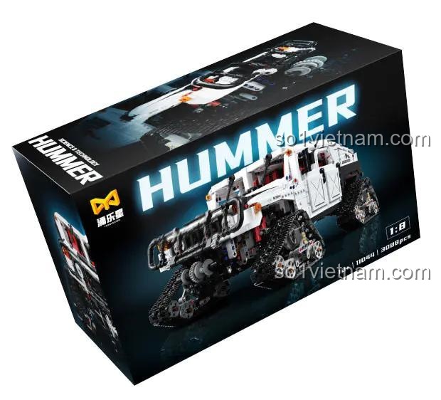 Hộp sản phẩm bộ lắp ghép Xe Hummer Bánh Xích Yongle Xing 11044