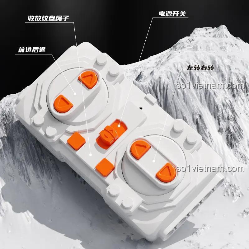 Chi tiết bánh xích bộ lắp ghép Xe Hummer Bánh Xích Yongle Xing 11044