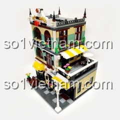 Khám phá chi tiết nội thất bên trong bộ xếp hình Phố cổ thu nhỏ Zhe Gao, đồ chơi xây dựng sáng tạo, phát triển tư duy cho bé trai và bé gái 6 tuổi.