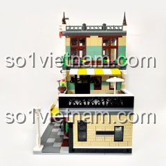 Hộp sản phẩm Bộ lắp ghép Zhe Gao QL0935 Tòa nhà phố cổ, hơn 4000 mảnh ghép, đồ chơi sáng tạo cho bé 6 tuổi, giá tốt.