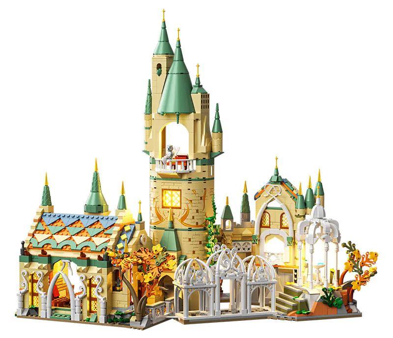 Mô hình Lâu Đài Bóng Đêm Xanh ZHEGAO 643000 lắp ráp chi tiết