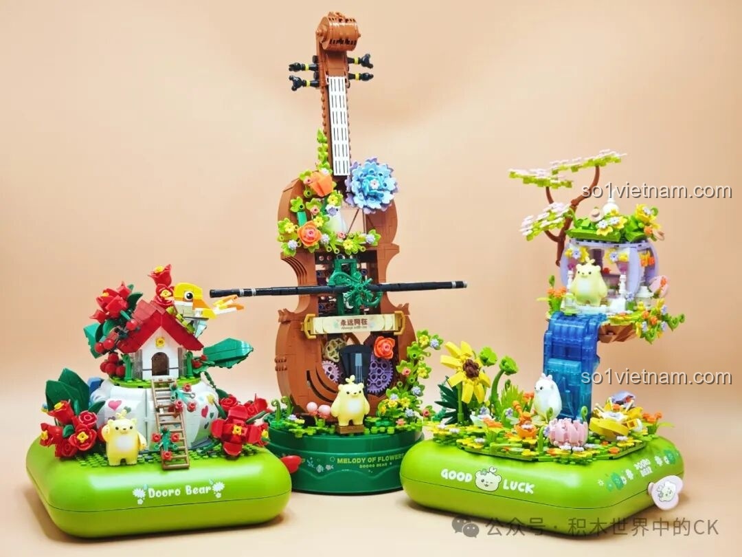 Ba bộ sản phẩm Dooro Bear của ZHEGAO gồm 