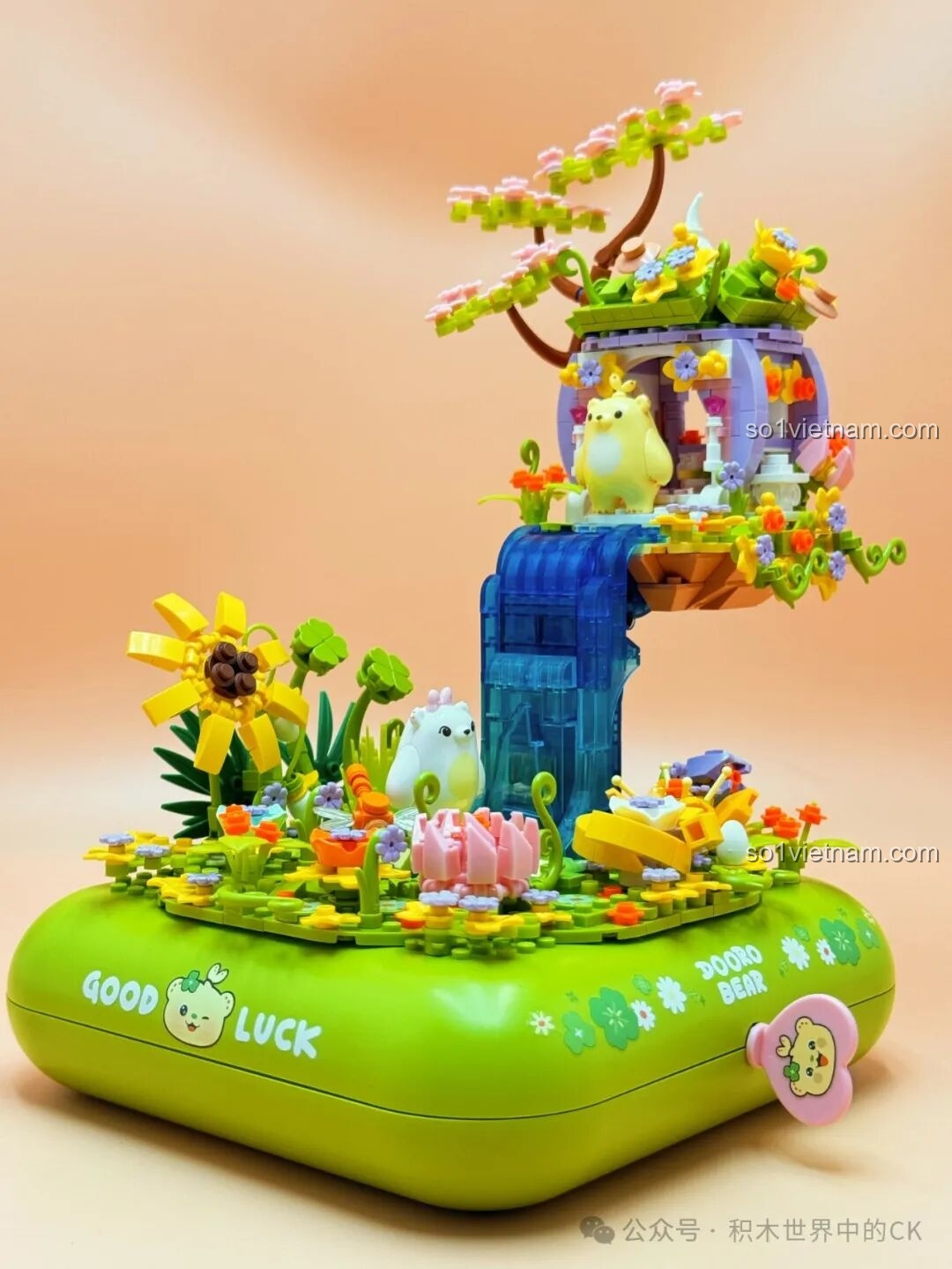 Hoàn thiện ngôi nhà trên cao cho bộ ZHEGAO 661007 