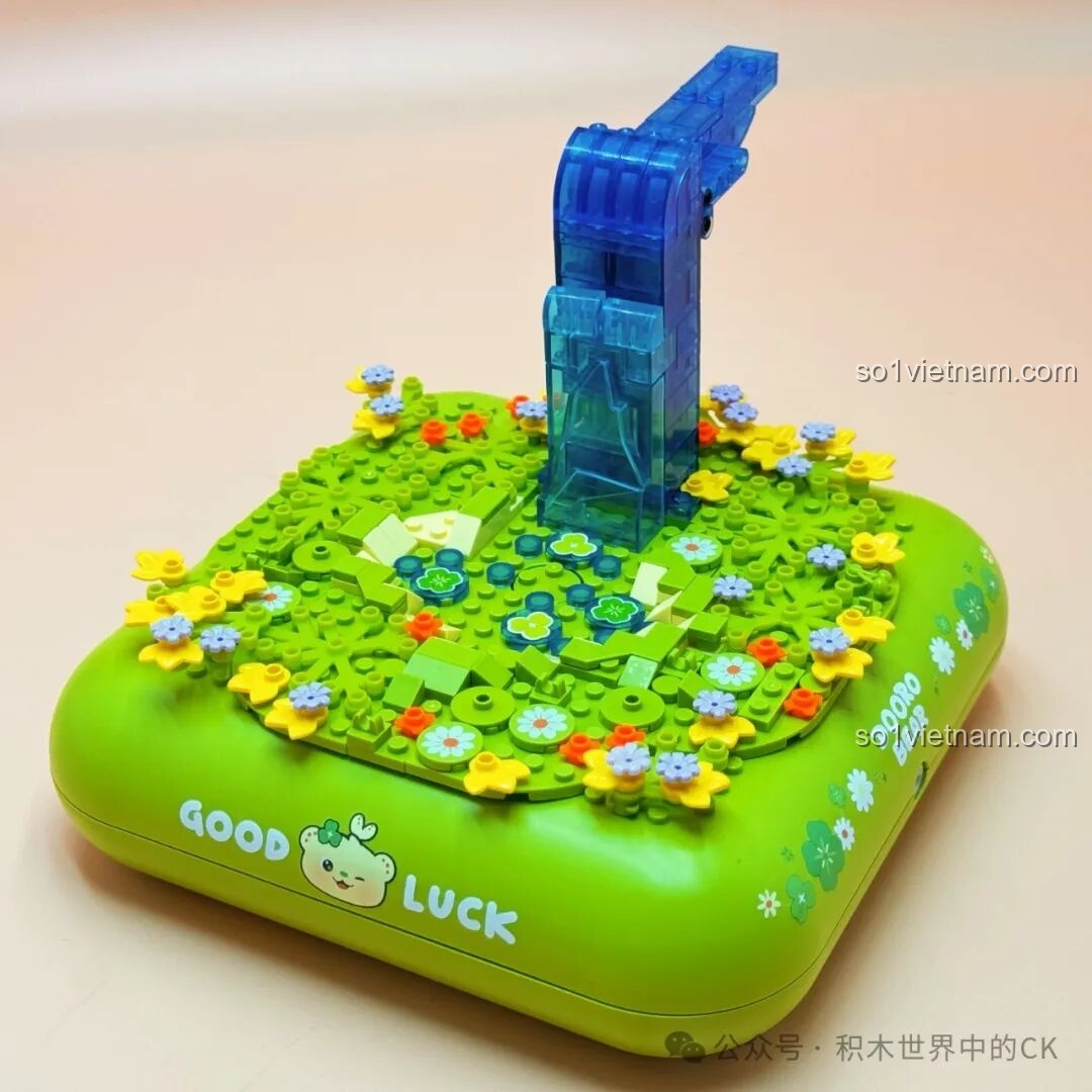 Lắp ráp thác nước trong xanh cho bộ ZHEGAO 661007 