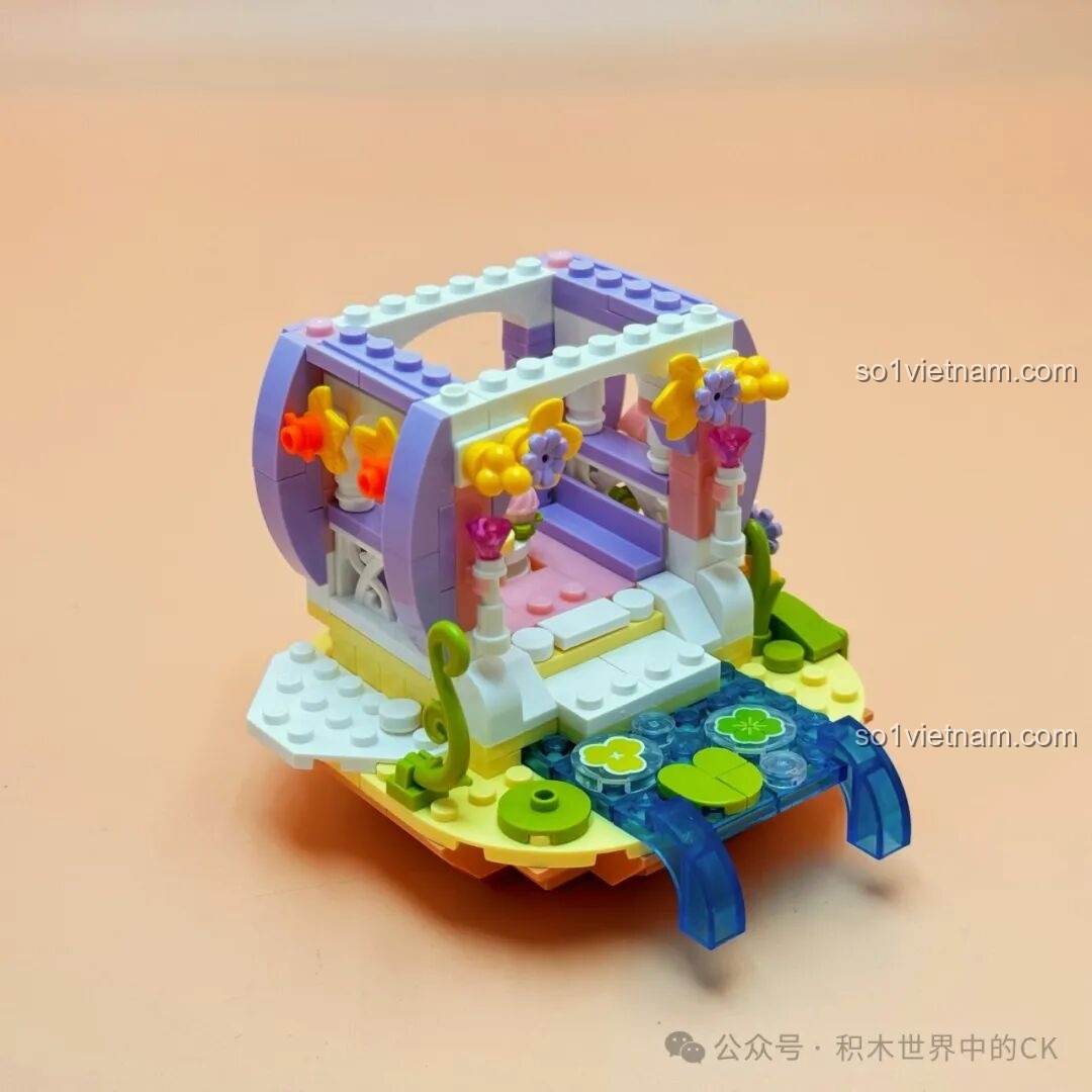 Lắp ráp ngôi nhà nhỏ trên cao cho bộ ZHEGAO 661007 