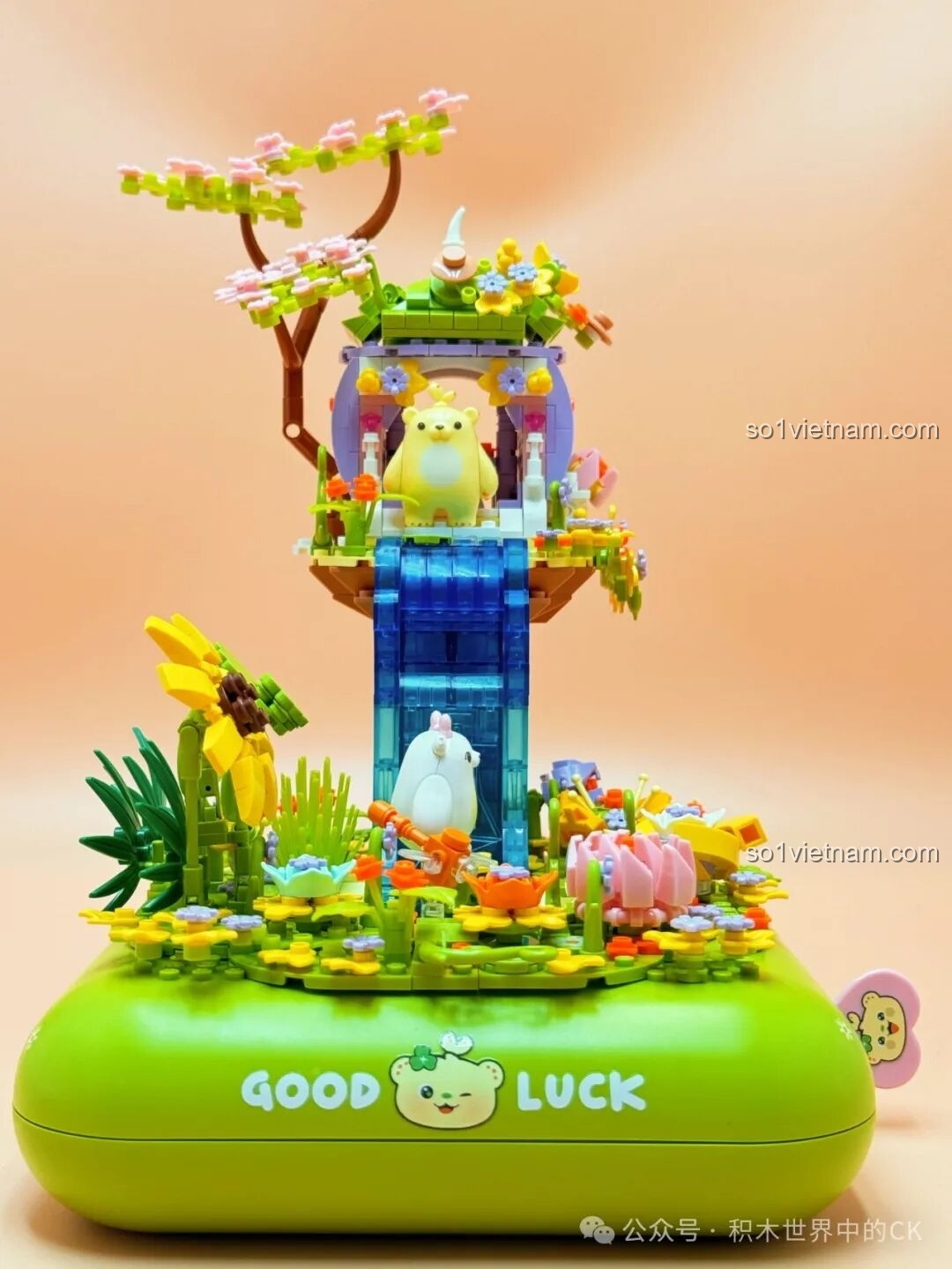 Cặp đôi Gấu Vàng và Gấu Trắng của bộ ZHEGAO 661007 