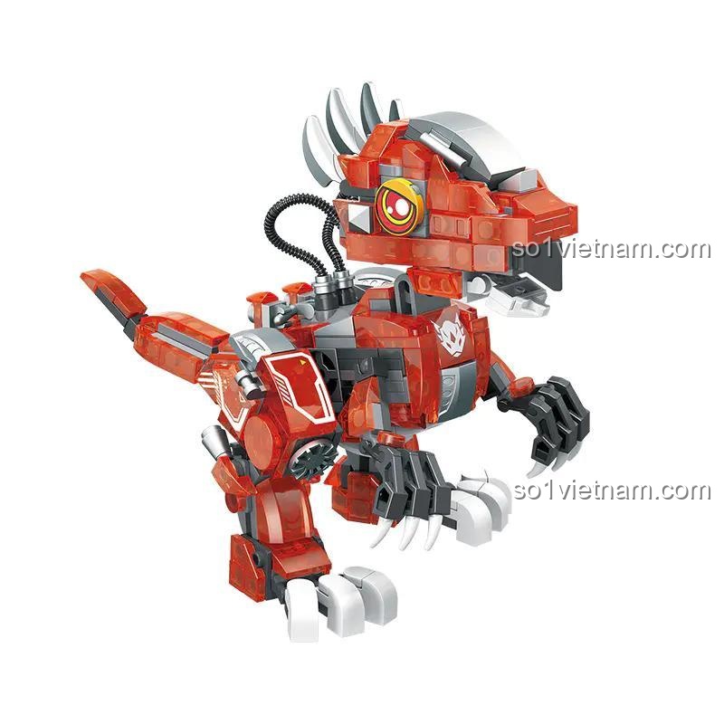 ZHEGAO 662005 Khủng long Đỏ Cơ khí Phát sáng