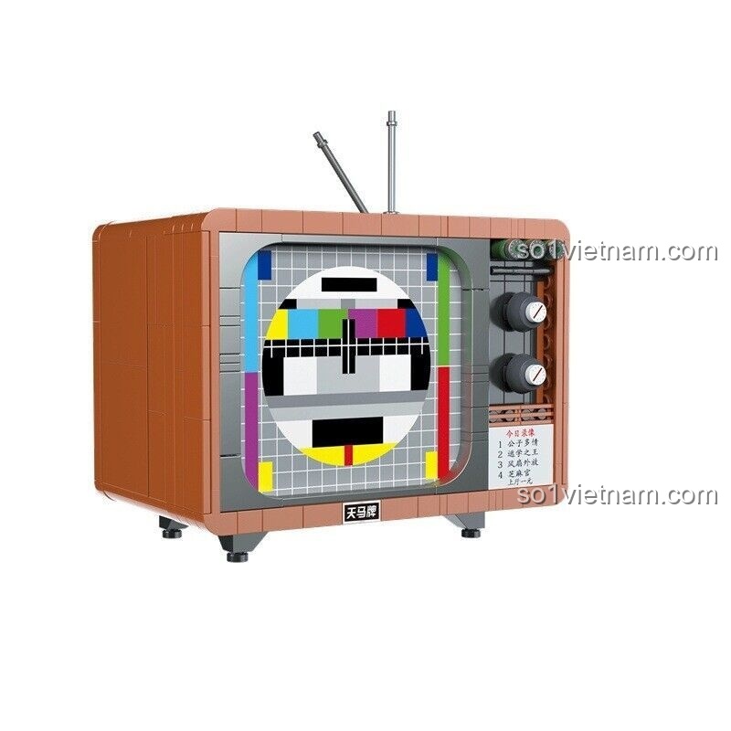 Tính năng đặc biệt của bộ lắp ghép Đài cassette Boombox Zhegao: băng cassette mini có thể tháo rời.