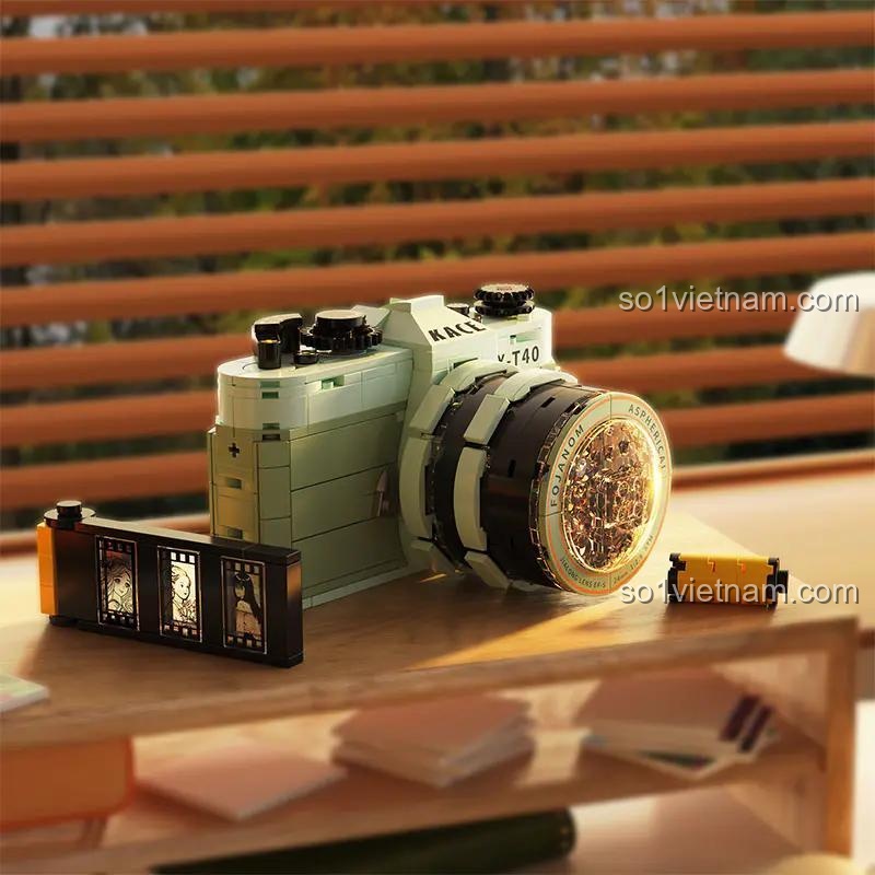 ZHEGAO 662045 Máy ảnh cổ điển lắp ráp tự chế