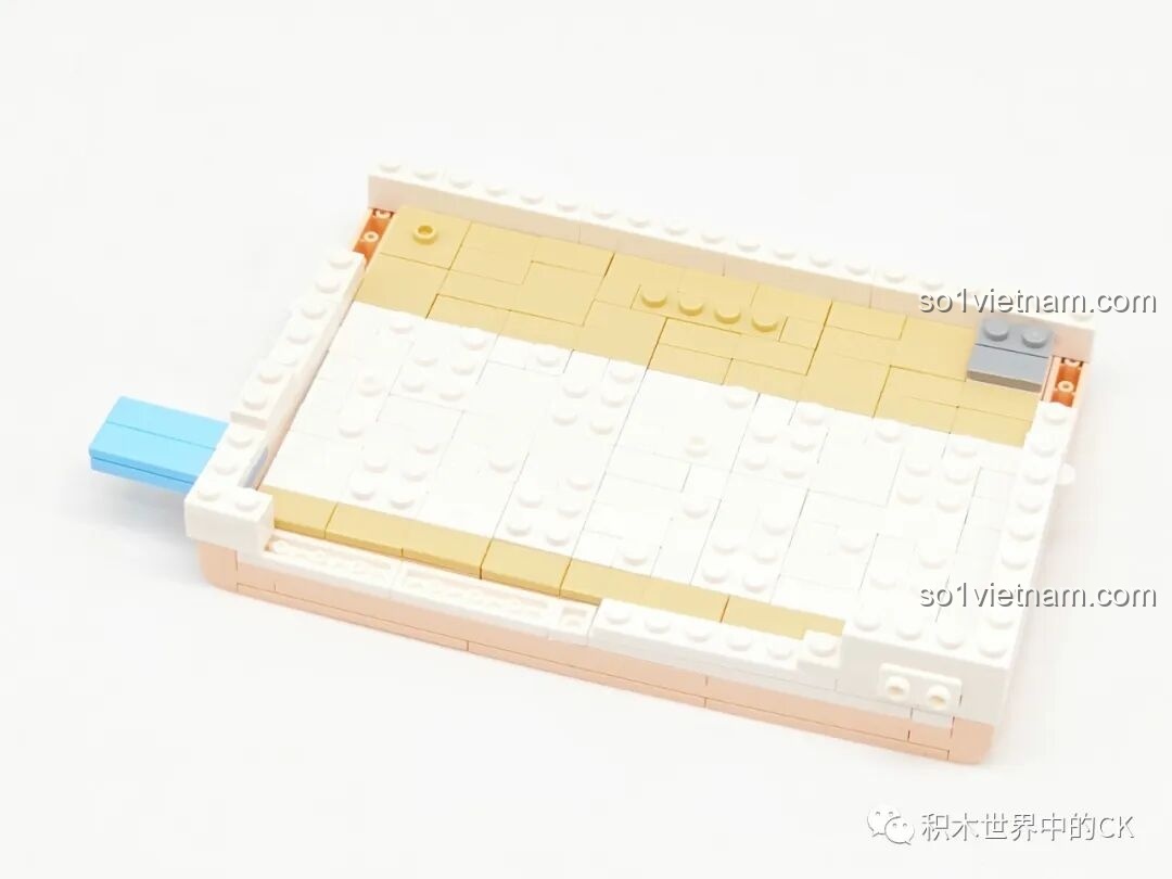 Bước đầu tiên của quá trình lắp ráp bộ ZHEGAO 663016 Vườn Trí Tuệ