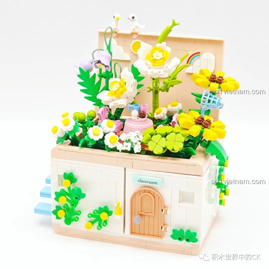 Mô hình Vườn Trí Tuệ ZHEGAO 663016 nhìn từ phía trước