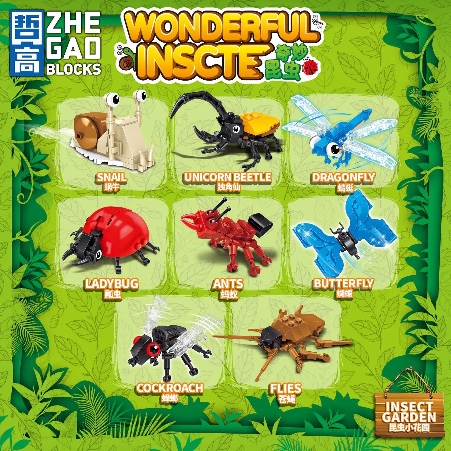 Bộ đồ chơi Vườn Côn Trùng Kỳ Diệu ZHEGAO cho bé trai, bé gái 6 tuổi, khám phá thế giới côn trùng giá tốt.