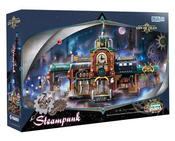 Hộp sản phẩm bộ lắp ghép Mô hình Quán Bar Steampunk ZHEGAO 958013, 1557 chi tiết, quà tặng cho thanh niên 14 tuổi.