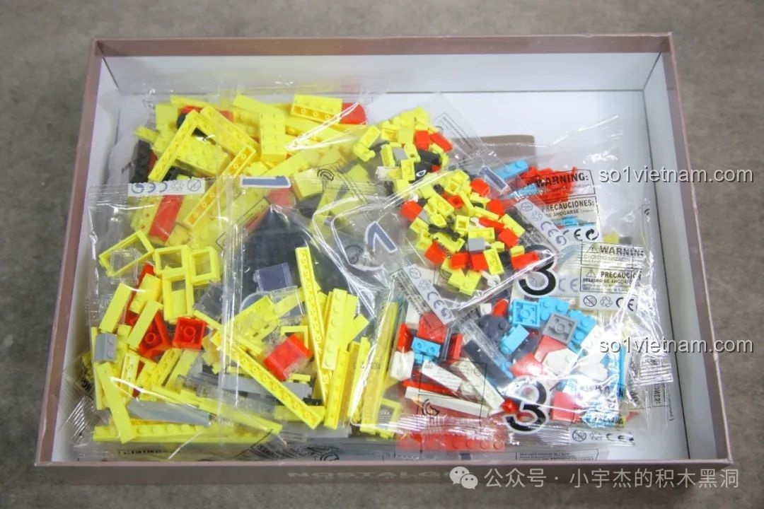 Các mảnh ghép trong túi số 1 của ZHEGAO 991008