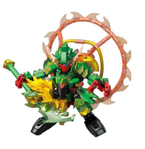 bộ lắp ghép Robot Quan Vũ ZHEGAO GZ2003 cho bé trai 6 tuổi, mô hình Mecha Quan Vũ giá rẻ.