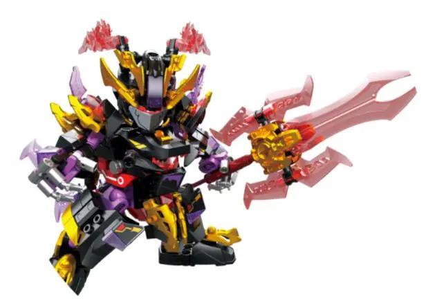 Bộ lắp ghép Robot Lữ Bố ZHEGAO GZ2004, mô hình Mecha Lữ Bố Phụng Tiên cho bé trai 6 tuổi giá rẻ.