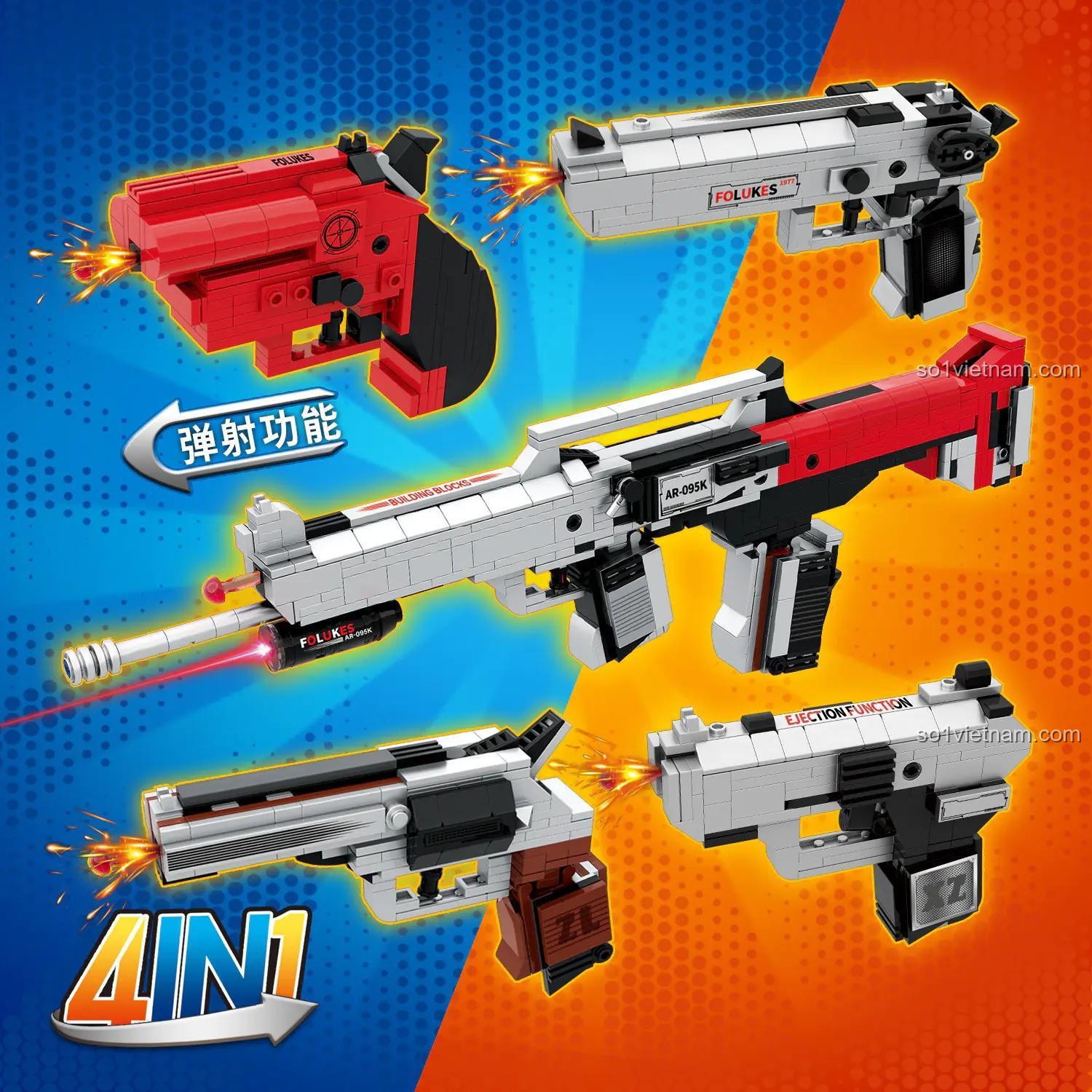 Mô hình súng lắp ráp ZHEGAO SPEAR GZ6208