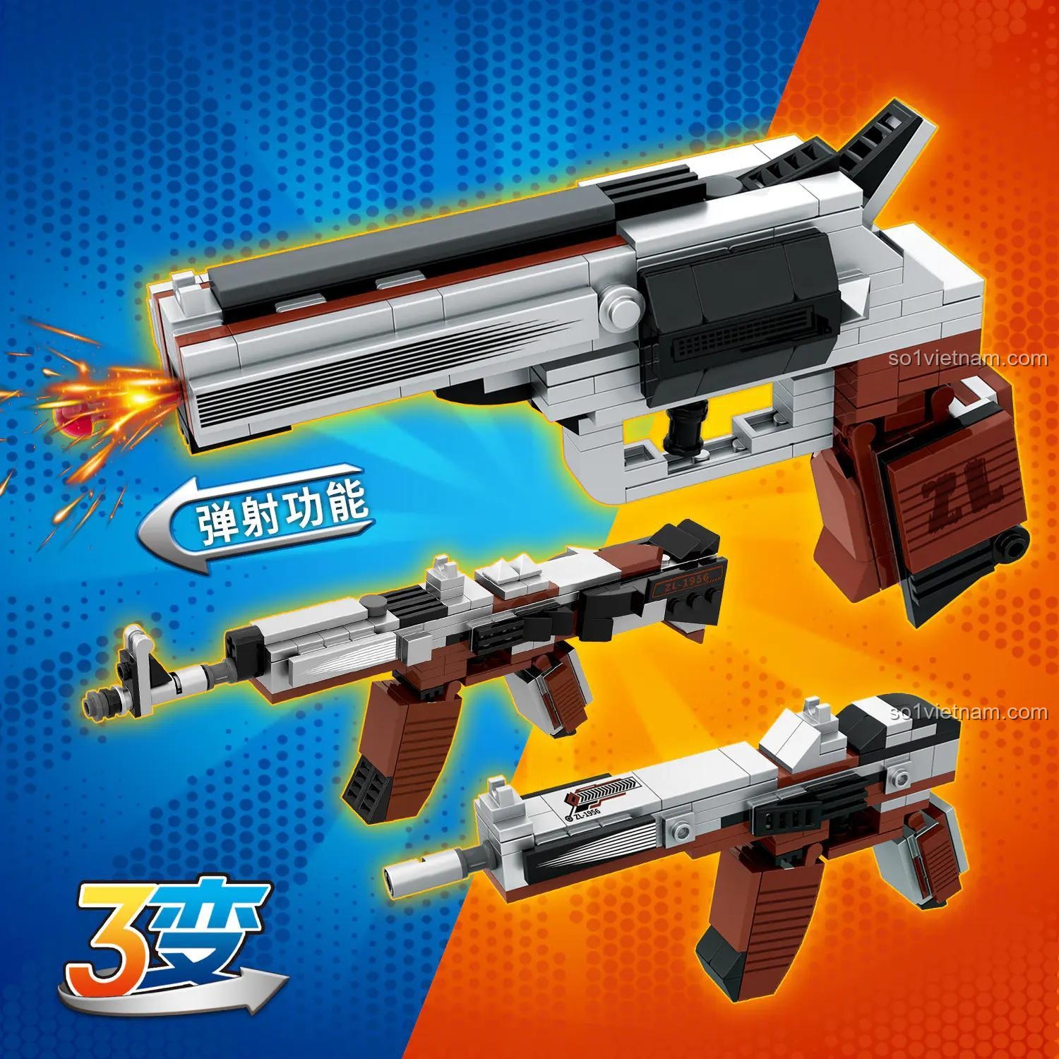 Mô hình súng lắp ráp ZHEGAO SPEAR GZ6208