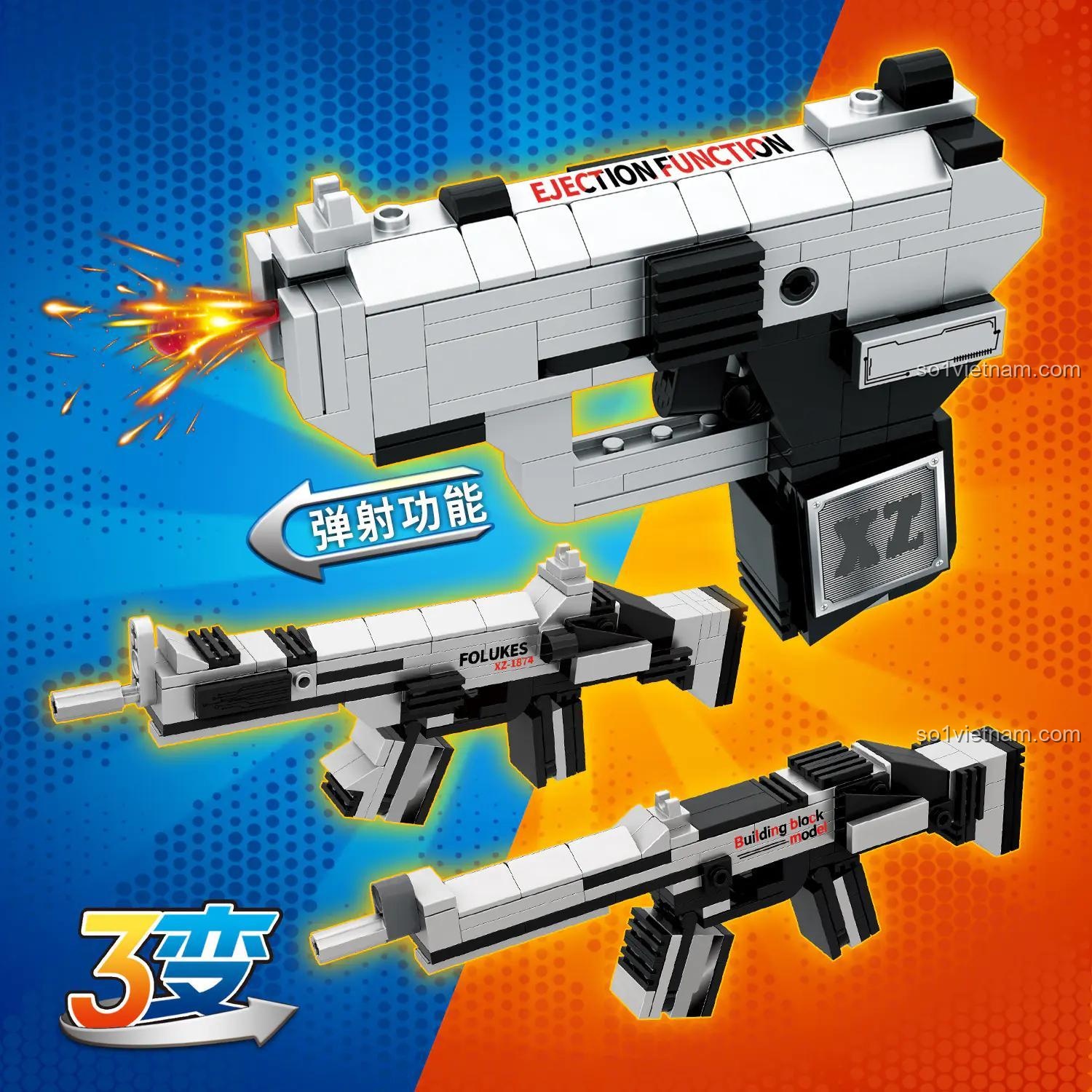 Mô hình súng lắp ráp ZHEGAO SPEAR GZ6208