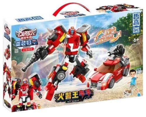 Bộ lắp ghép ZHEGAO KB2005 Robot biến hình Ace Rescue, đồ chơi mô hình cho bé trai 6 tuổi, giá tốt
