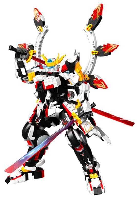 Bộ lắp ghép Cơ Giáp Bạch Dạ ZHEGAO QJ5311, đồ chơi lắp ráp Robot Chiến Đấu Bạch Dạ cho con trai 14 tuổi, có đèn LED, khớp nối linh hoạt, giá tốt.