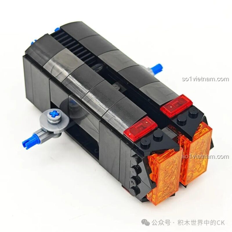 Chi tiết lắp ráp Tàu Chiến Titanium ZHEGAO QJ5474