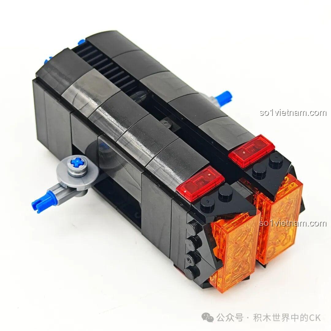 Chi tiết lắp ráp Tàu Chiến Titanium ZHEGAO QJ5474