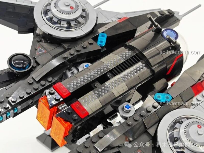 Chi tiết lắp ráp Tàu Chiến Titanium ZHEGAO QJ5474