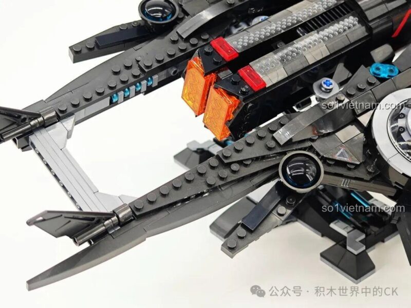 Chi tiết lắp ráp Tàu Chiến Titanium ZHEGAO QJ5474