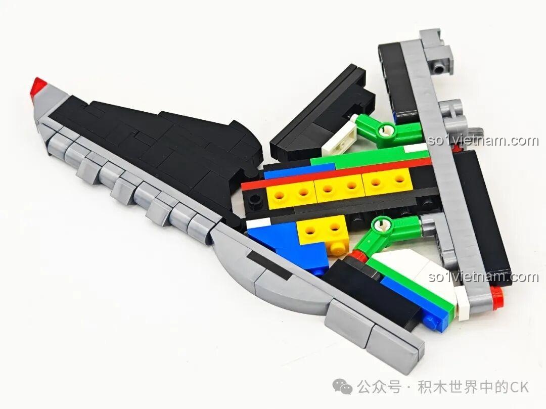 Chi tiết lắp ráp Tàu Chiến Titanium ZHEGAO QJ5474
