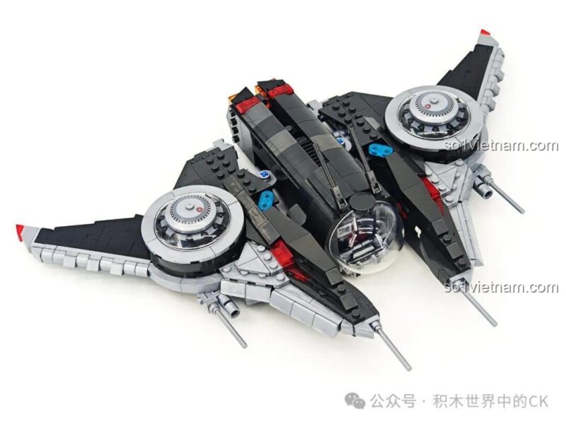 Chi tiết lắp ráp Tàu Chiến Titanium ZHEGAO QJ5474