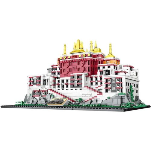 Bộ lắp ghép Cung điện Potala Zhengbo 8069, mô hình kiến trúc tinh xảo cho bé 6 tuổi, giá tốt.