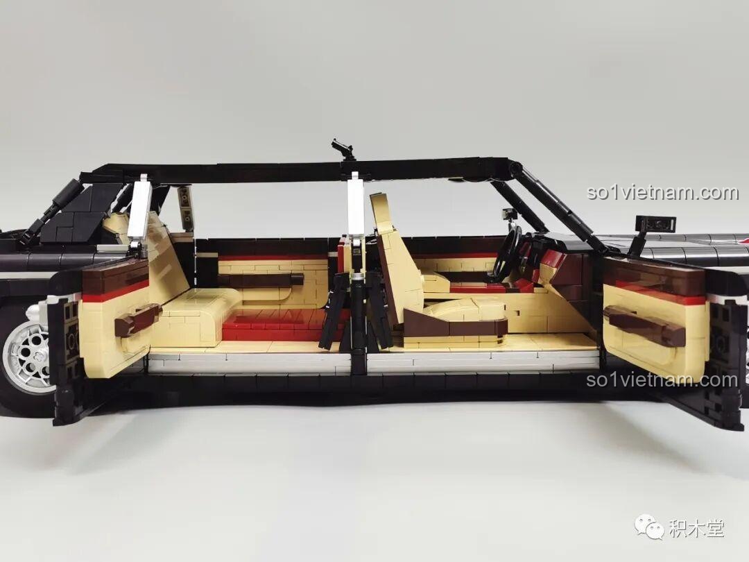 set đồ chơi Mô hình xe Hồng Kỳ CA7601, đồ chơi xếp hình Xe sang Hồng Kỳ, Xe biểu tượng Hồng Kỳ 5043, chất lượng cao cho con trai 14 tuổi