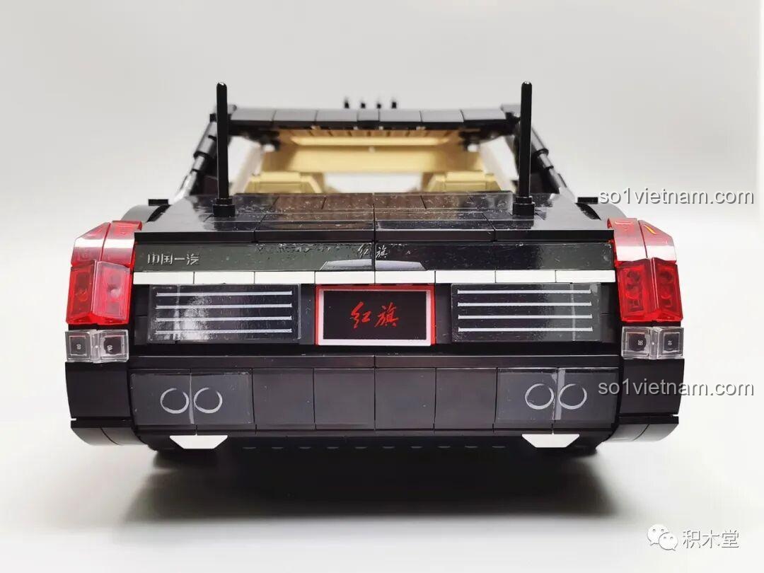 Xe biểu tượng Hồng Kỳ Zhi Meng Shu, Zhi Meng Shu T5043 Xe Lễ Tân Hồng Kỳ, đồ chơi xây dựng Xe Diễu Hành Hồng Kỳ, giá rẻ cho con trai 14 tuổi