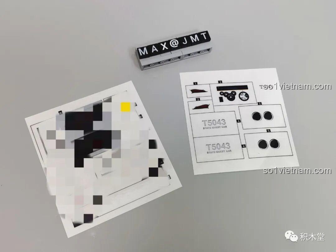 Xe Diễu Hành Hồng Kỳ Zhi Meng Shu, Mô hình xe Hồng Kỳ CA7601 T 5043, bộ xếp hình Xe sang Hồng Kỳ, đáng tiền cho con trai 14 tuổi