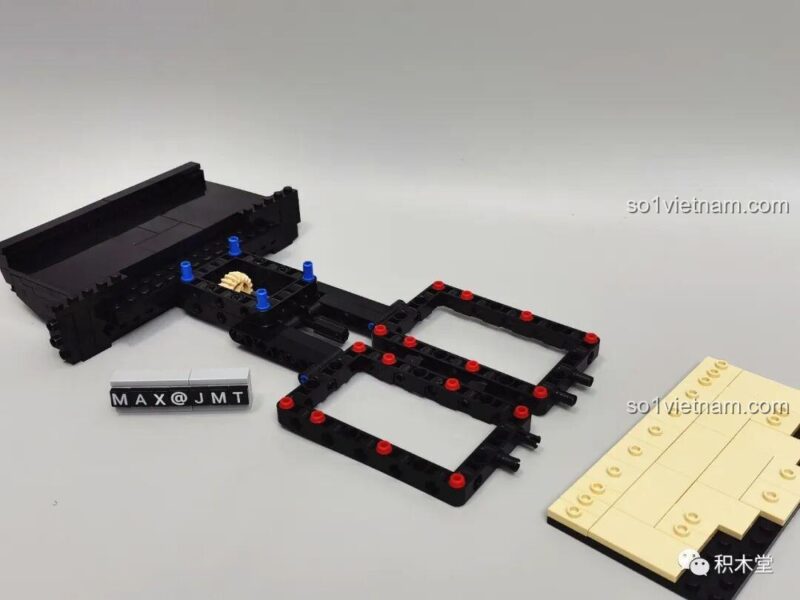 Quá trình lắp ráp khung gầm bộ lắp ghép Zhimeng Tree T5043 Xe Lễ Tân Hồng Kỳ, chi tiết cao, giá tốt, cho con trai 16 tuổi.