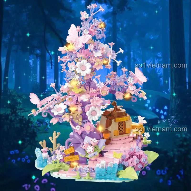 集域Zoin FT101 Hoa Kính Bí Mật Hoa Mô hình Cảnh quan lung linh huyền ảo về đêm cho bé gái 6 tuổi