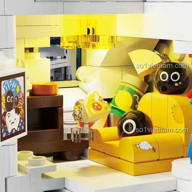 Mô hình răng Cyberpunk GK103 Zoin cho thiếu nhi, đồ chơi lắp ghép cho bé 6 tuổi