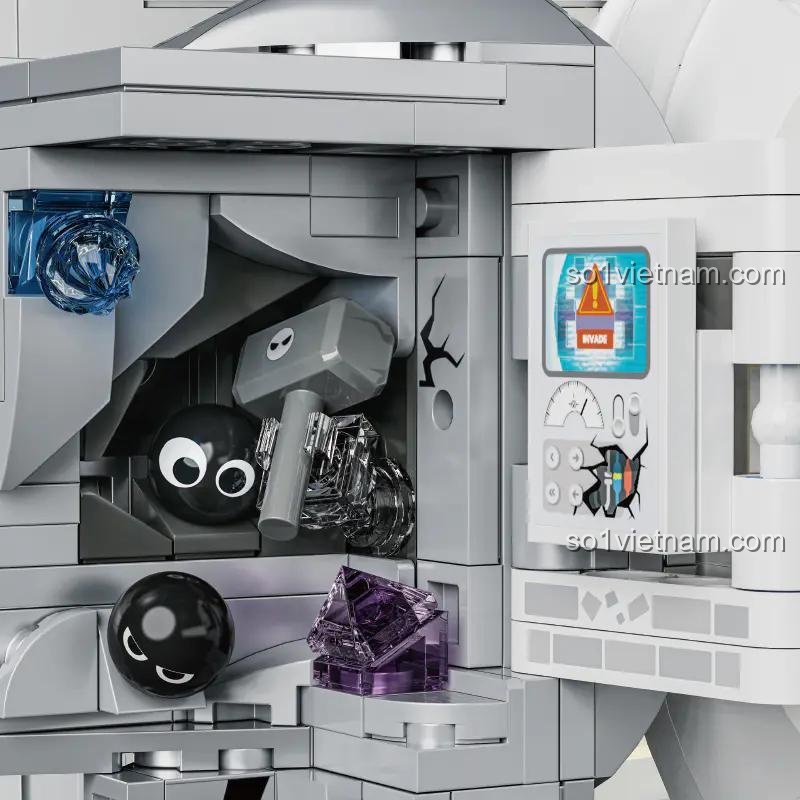 Mô hình răng Cyberpunk GK103 Zoin thông minh, đồ chơi lắp ghép cho bé 6 tuổi